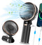 Handheld Fan - Portable Fan 5200mAh, Metal Handle Mini Hand Held Fan Foldable, USB Rechargeable Personal Fan Power Bank, 6 Speeds Quiet Handheld F...