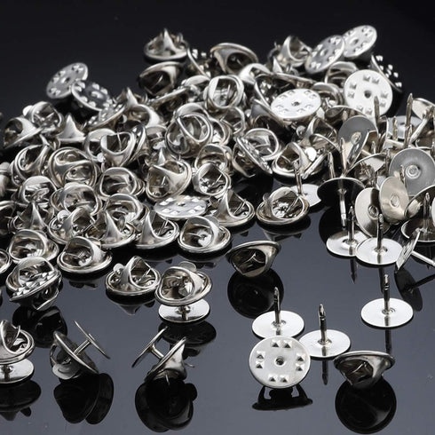 120 Pieces Tie Tacks Blank Pins with 120 Pieces Clutch Back (Silver)...