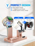 4 in 1 Charging Station for Multiple Devices Apple, 20W Self-Adjustable Charger for Apple Watch 9 8 SE 7 6 5 4 3 2 1, AirPods Pro/3/2/1, iPhone/Sa...