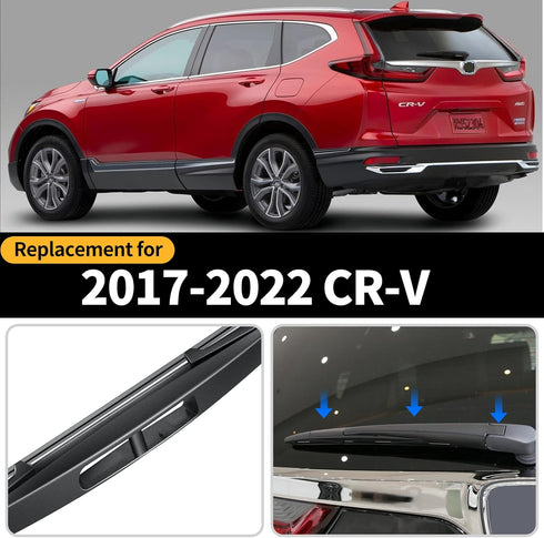 Replacement for Honda CR-V CRV 2017-2022 Rear Windshield Wiper Blade and Arm Assembly—Factory Quality Rear Window Wiper Set...