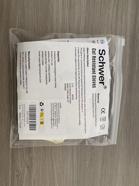 Schwer SlicePro ANSI A9 Cut Resistant Gloves PR1501, Food Grade Reliable Cutting Gloves, Mandoline Gloves for Kitchen Meat Cutting, Oyster Shuckin...