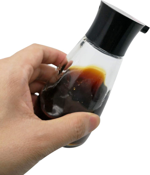 Excelity Cruet Dispenser Set for Olive Oil Vinegar Soy Sauce with Elegant Glass Bottle Kitchen Cooking Barbecue Tool...