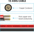 SinLoon 50AMP 600V Battery Adapter Cable 10AWG ADS Plug Connector to XT60 Male Cable 11.8inch (30CM XT60 Male)...