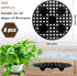 6 Pcs Plant Level Pot Elevator, Heavy Duty Plant Stand, Black Round Plant Flower Pot Holder Plastic Plant Risers for Indoor Outdoor Garden Deck Fl...