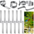 Aquarium Plant Over Weight Anchor about 15 Pcs Plant Weights Anchors for Fish Tank 5 Inch Can Cut Metal Strips 250g Weight Anchor for Live Plants ...
