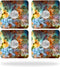MightySkins Skin Compatible with Tile Slim Key Finder (4 Pack) wrap Cover Sticker Skins Space Cloud...