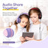 EarFun Kids Headphones Wired with Microphone, 85/94dB Volume Limit Headphones for Kids, Portable Wired Headphones with Shareport, Stereo Sound Fol...