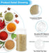 PATIKIL 1oz Plastic Spice Jars with Shaker Lids, 8 Pcs Refillable Empty Seasoning Containers Bottle with White Cap for Storing Spice Salt Herbs Se...