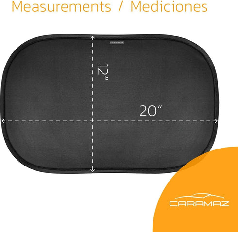 Car Window Shade for Baby with Certified UV-Protection 2 Pack - 20"x12"...