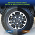 Tire Shine Spray Car Tire Dressing Tire Wet Black Magic Tire Brightener Tyre Coating Shine for Tires With Applicator Pad High Gloss for Vehicles, ...
