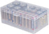 Dial Industries B331FN Battery Organizer Case 12 AAA, 12 AA, 6 C, 4 D Clear...