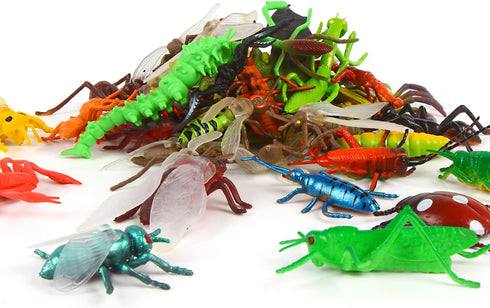 39 Pack Insects and Bugs for Kids,Assorted Plastic Bug Toys Fake Insects Educational Party Favors...
