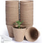 JERIA 50-Pack 3.15 Inch Peat Pots for Seedling with 50 Pcs Plant Labels,Outdoor Garden Germination Nursery Pots,Biodegradable Seed Starter Pots Ki...