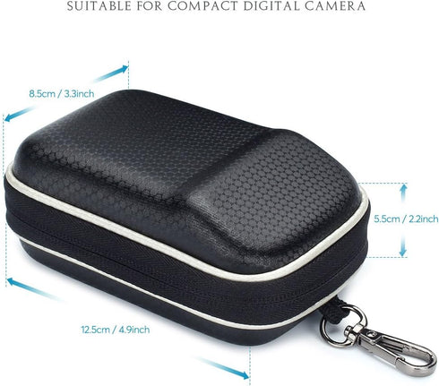Hard EVA Shock Resistant Compact Digital Camera Case Carrying Protective for Canon PowerShot SX730 HS G9 X Nikon COOLPIX A900 W100 Panasonic Lumix...