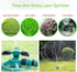 ViaGasaFamido Garden Sprinkler Automatic 360° Circle Rotating Watering Sprinkler Irrigation System Lawn Sprinkler with 3 Nozzle Pipe Hose for Yard...