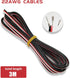 60Sets JST Servo Connector Kits Plug Male/Female Crimp Pin Cable Kit Compatible JST SYP Futaba servo Wire Extension Cable for RC Car Hitec Spektru...