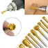 20pcs Rotary Bits Burr Set with 1/8 inch Shank for DIY Woodworking, Carving, Engraving, Drilling....