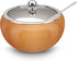 KooK Sugar Bowl, Sugar Bowl with Lid and Spoon, Sugar Container with Lid, for Salt, Coffee, Holds 2 Cups, Dishwasher Safe, Copper, 16 Oz...
