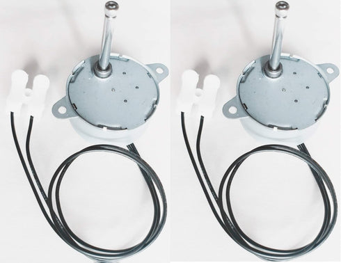 2PCS TYC-40 AC 12V 50/60Hz Synchronous Motor 5RPM CW/CCW 2-3W for LED Decoration Christmas Ornament (Shaft Length 33mm)...