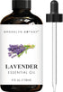 Brooklyn Botany Lavender Essential Oil - Huge 4 Fl Oz - 100% Pure and Natural - Premium Grade with Dropper - for Aromatherapy and Diffuser...