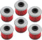 6 Pack Yerbay Compatible Motorcycle Oil Filter for Honda CRF150R CRF250R CRF450R CRF450X CRF250X...