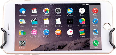 TFY Security Hand Strap with Leather Belt Holder Stand Compatible with iPhone 16 Pro Max / 15 Plus / 14 Pro / 13/12 / Xs/XR/SE/Galaxy S24 / S23 / ...