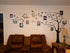 Large Family Tree Wall Deccor for Living Room, DIY Black Photo Frame Wall Decor Sticker Decal Art Décor for Living Room Home Decor(Black Tree)...