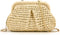 Becokan Straw Clutch Purses for Women Woven Dumpling Bag Summer Wicker Purse Straw Crossbody Bags for Beach Vacation...