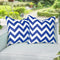 Outdoor Throw Pillow Covers 18×18 Inch, 2 Pack Waterproof Striped Throw Pillow Cases, Decorative Outdoor Couch Pillow Covers for Cushion Patio Por...