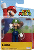 Super Mario Action Figure 2.5 Inch Standing Luigi Collectible Toy...