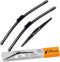 3 Wiper Blades for Subaru Ascent 2019-2022, Front Wiper Blades + Rear Wiper Blades, OE Original Style (26" + 20" + 14" - Pack of 3)...