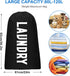 2 Pack XL Travel Laundry Bag, Machine Washable Dirty Clothes Organizer, Large Enough to Hold 4 Loads of Laundry, Easy Fit a Laundry Hamper or Bask...