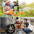 Garden Hose Nozzle Adjustable Hose Spray Nozzle High Pressure 8 Watering Pattern with 3.5Oz Soap Sprayer Power Garden Water Hose Foam Nozzle Spray...