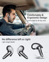 Bluetooth Headset, Wireless Bluetooth 5.0 Earpiece Hands-Free Earphones with Stereo Mic,8 Hrs Play time, Compatible iPhone Android Cell Phones Dri...