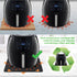 Heat Resistant Mat for Air Fryer with Kitchen Appliance Sliders Function, 1 Pcs Kitchen Countertop Heat Protector Mat Kitchen Hot Pads for Air Fry...