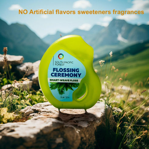 Flossing Ceremony | Expanding Woven Dental Floss | Smart-Weave Floss | Vegan | Natural | Non-Toxic & PFAS Free | Eucalyptus & Manuka | Hilo Dental...