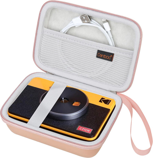 Canboc Carrying Case for KODAK Mini 2 Retro 4PASS Portable Photo Printer/KODAK Mini Shot 2 Retro 4PASS 2-in-1 Instant Digital Camera, Mesh Bag fit...
