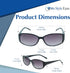 In Style Eyes Stylish Tinted Reader Bifocal Sunglasses - Full-Rimmed, Oblong Frame Reading Glasses - Non-Polarized Lens - Burgundy - 1.75x...
