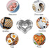 Heart Cookie Cutter Set - 6 Piece - 3 4/5", 3 1/5", 2 4/5", 2 3/5", 2 1/5", 1 4/5" - Heart Shaped Cookie Cutters, Stainless Steel Biscuit Pastry C...