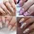 Gold Nail Art Stickers Metallic Line Nail Decals 3D Self-Adhesive Gold Silver Curve Stripe Wave Nail Design Luxury French Tip Manicure Nail Art Su...