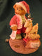 Cherished Teddies Wendall Santa Claus Figurine Red...