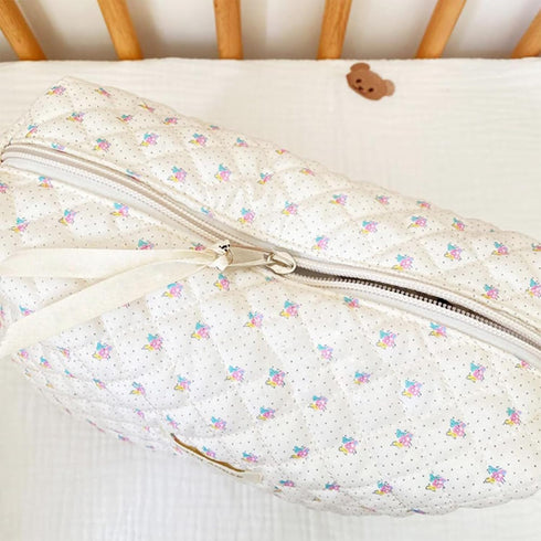 Makeup Cosmetic Bag,Cotton Large Travel Organizer Toiletry Bag for Women for Toiletries Accessories Brushes...