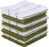 AMOUR INFINI Cotton Kitchen Dish Cloths Set of 8 – Highly Absorbent, Super Soft Premium Terry Cleaning Cloth (12"x12" Inch) Premium Dishcloths for...