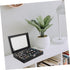 Badge Storage Box Pin Display Small Jewelry Tray Pin Badge Display Case Glass Container Wood Monitor Stand Badge Holder Badge Brooch Case Desktop ...