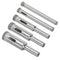 Diamond Drill Bits Set, 5mm 6mm 8mm 10mm 12mm Cutting Diameter, Diamond Dry Core Drill Hole Saws Bits Tools - (Applications: for Glass Drilling Ha...