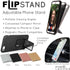 Flip Stand Adjustable Phone Stand & Grip with Compact Mirror, Compatible with Magnet Car Mount (Silver)...