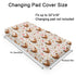 Vintage Hens Chicken Boho Floral Changing Pad Cover Farm Animals Change Table Pad Cover for Baby Boys Girls Soft Breathable Stretchy Snug Fitted B...