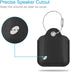 Fintie Genuine Leather Case for Tile Mate (2022/2020/2018/2016), Tile Pro (2020/2018), Tile Sport, Tile Style, Cube Pro Key Finder Phone Finder, A...