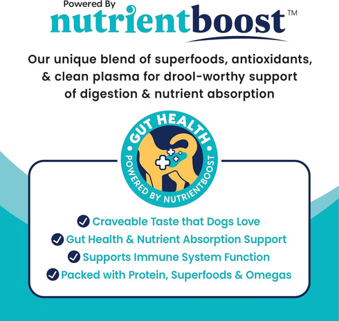 Solid Gold Air Dried Dog Food Toppers for Picky Eaters - Healthy Dog Treats Made with Real Beef to Serve as Meal Topper or Dog Treat - Supports Mu...