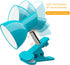LED Clip lamp,5W Super Bright Desk Light, 330° Rotation Small Lamp with Clamp on Desk/Table/Bed Headboard/Cupboard Home Lighting, Modern and Save ...